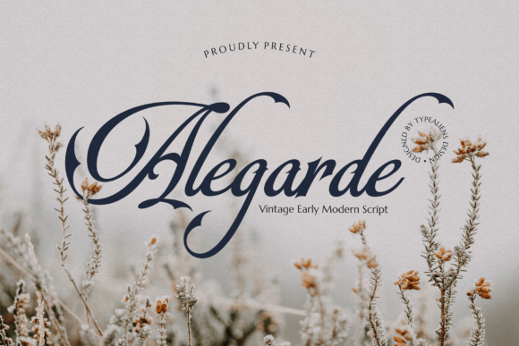 Alegarde Font: Timeless Script for Elegant Design