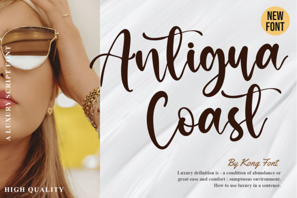 Antigua Coast Font Review