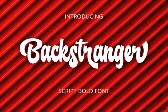 Backstranger Font for Creative Projects