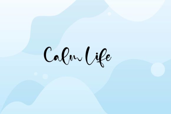 Calm Life Font for Web Design
