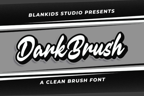 Dark Brush Font for Web Design