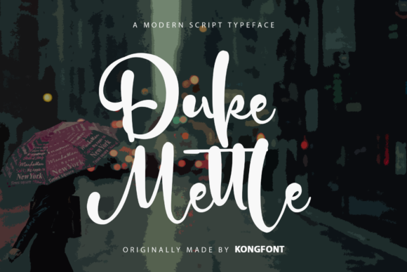 Duke Mettle Font for Creative Projects