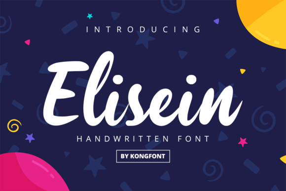 Elisein: A Playful Script Font for Creative Projects