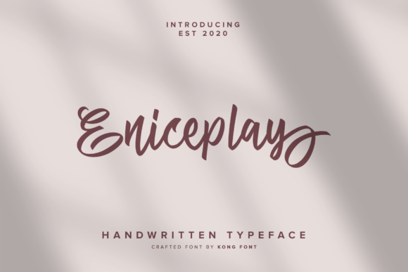 Eniceplay Font for Creative Projects