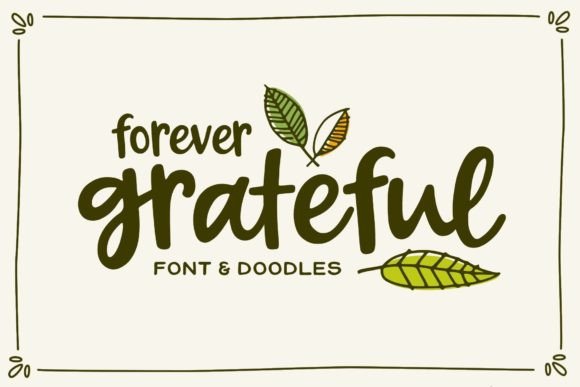 Forever Grateful Font for Web Design