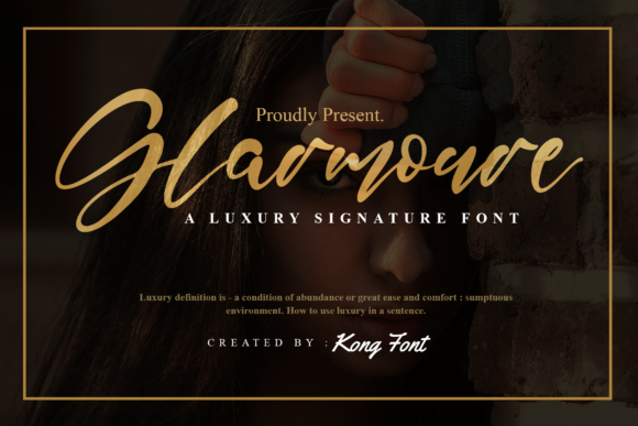 Glarmoure Font for Creative Projects