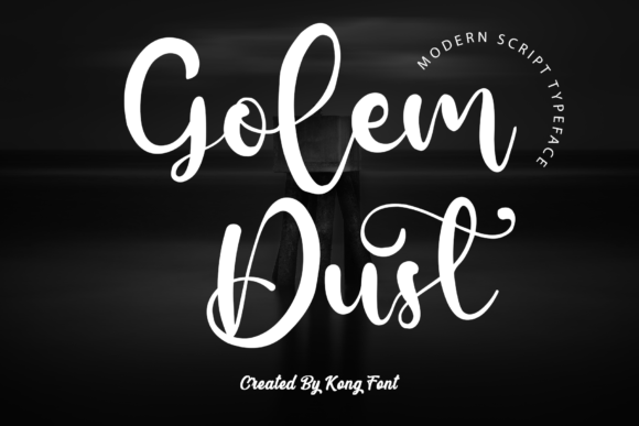 Golem Dust Font for Branding