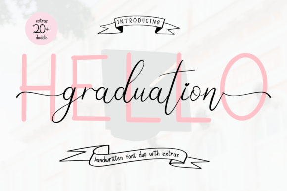 Hello Graduation Font for Creative Makers