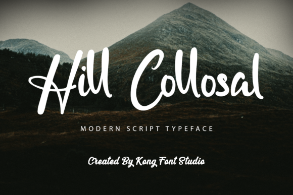 Hill Collosal: A Playful Script for Web Design