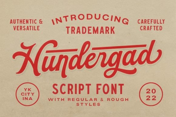 Hundergad Font for Business Branding