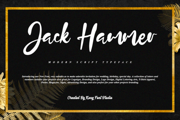 Jack Hammer Font for Creative Brands