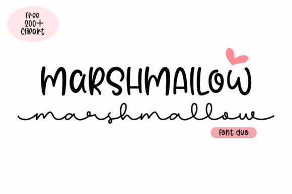 Marshmallow Duo Font for Elegant Branding