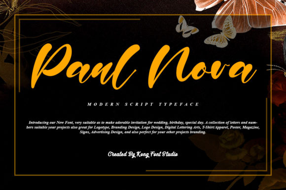 Paul Nora Font for Creative Projects
