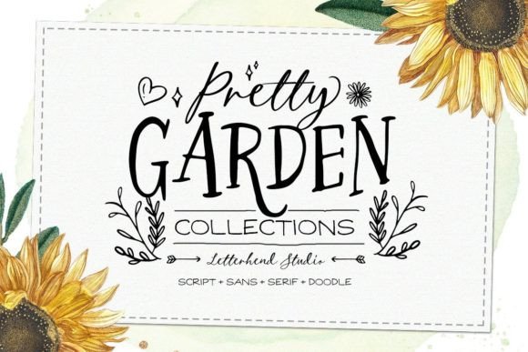 Pretty Garden Font for Creative Projects
