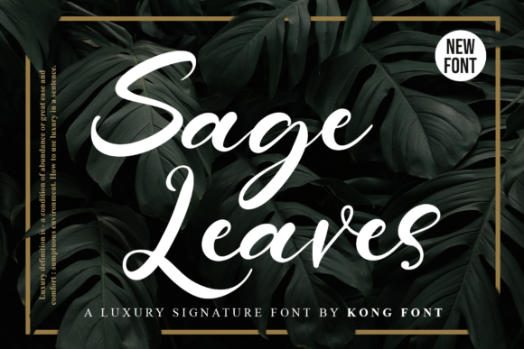 Sage Leaves Font Review