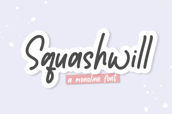 Squashwill Font: Playful Script for Creative Design