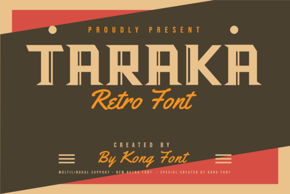 Taraka Font for Creative Campaigns