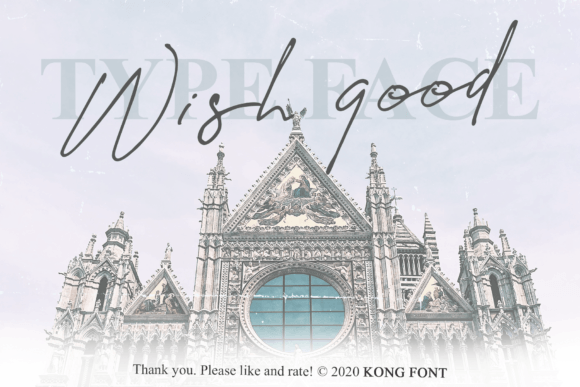 Wish Good Font for Creative Design